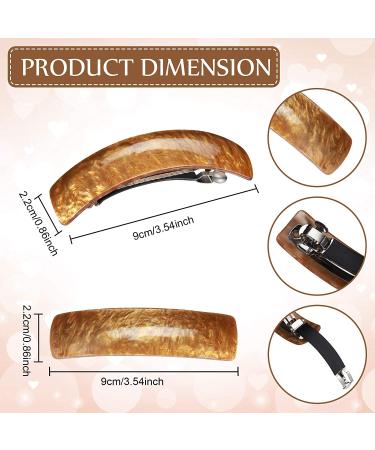 6 Classic Hair Barrettes for Women - Vintage French Clips & Accessories in 6 Colors - Buy Online on GoSupps.com