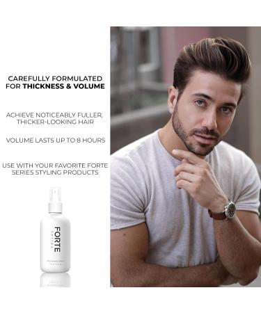 Hair Thickening Spray by Forte Series | Men's Hair Volume Spray | Hair Volumizer with Biotin Peptide Complex | Pre-Styler Hair Thickener Volumizer and Spray Texture Pump (4 oz) - Buy Online on GoSupps.com