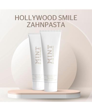 Buy Mint Hollywood Smile Whitening Toothpaste 85ml | Vegan & Fluoride-Free | Dr. Mintcheva's Ultra Polish Technology for Effective Home Tooth Whitening - Buy Online on GoSupps.com