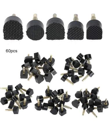 60PCS Non-Skid Anti-Wear Heel Tips - 5 Sizes, Stiletto Replacement Heels Tips - Buy Online on GoSupps.com