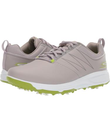 Skechers Men's Torque Waterproof Golf Shoe - 43 EU Gray Synthetic with Lime Trim | International Shipping Available - Buy Online on GoSupps.com