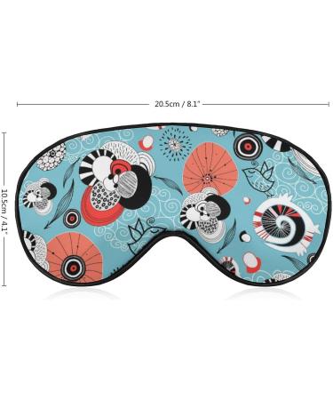 Abstract Texture Animal Sleep Mask - Adjustable Strap, Blocks Light - Men Women - Buy Online on GoSupps.com