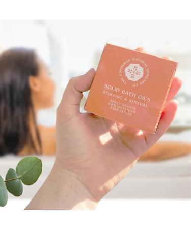 Sweet Orange and Geranium Solid Bath Melts 4x10g | Soothing Essential Oils | Edinburgh Skin Care Co - Buy Online on GoSupps.com