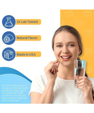 Omega 8060 2400mg Omega 3 Fish Oil Joint Health Supplement 60 softgel - 1 Month Supply 60 Count (Pack of 1) - Buy Online on GoSupps.com