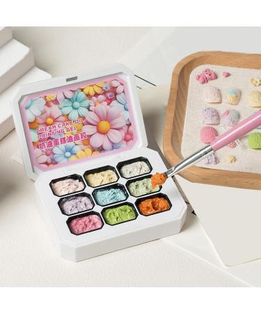 Vernis Gel Solide | Palette De Manucure Gel 9 Couleurs - Colle Prolongation pour French Tips Salon Mariage F tes Manucure Maison Filles - Buy Online on GoSupps.com