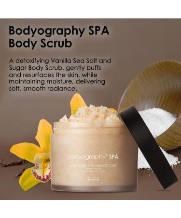 Buy Bodyography Spa Sugar & Sea Salt Body Scrub - Ultra Hydrating Exfoliating Body Scrub for Smooth Skin | International Shipping Available - Buy Online on GoSupps.com