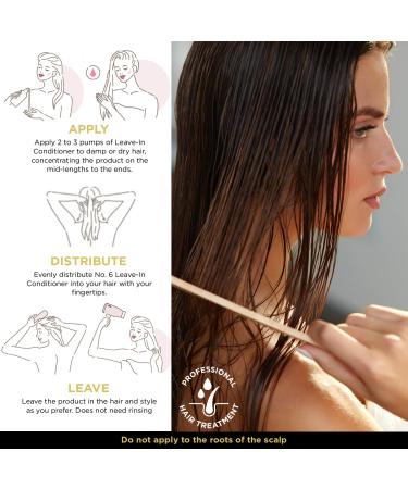 Beautyplex No 6 Leave-In Conditioner | Molecular Hair Repair Treatment | Nourishing Hair Mask for Strength Moisture & Frizz Control - 450ml (15.2 oz - Buy Online on GoSupps.com