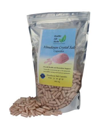 Pink Himalayan Salt Capsules 540 Caps (850 mg) Keto Diet Electrolyte