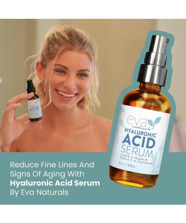 Pure Hyaluronic Acid Serum for Face - Anti-Aging Facial Serum for Wrinkles and Fine Lines - Hydrating Serum for Dry Skin - 2 Oz - Buy Online on GoSupps.com