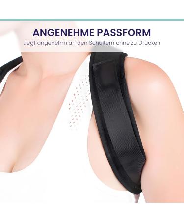 ShapeVital Vital-Pro Posture Belt - Unisex Back Straightener for Ideal Posture Correction | Comfortable Shoulder Straps | Black Large - Buy Online on GoSupps.com