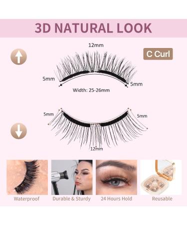 Shop 4D Reusable Magnetic Eyelashes - No Eyeliner or Glue Needed | Dual Magnetic Lashes with Applicator for a Natural Look - Easy to Wear Internationally - Buy Online on GoSupps.com