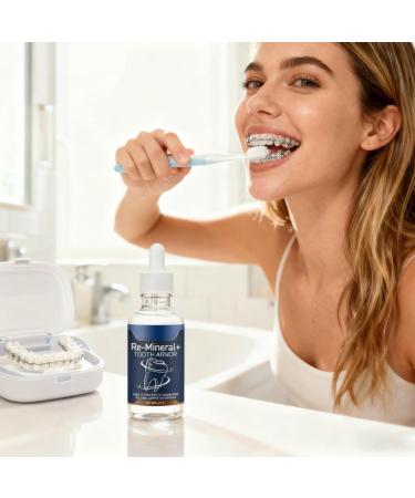  G n rique Cavity Care Liquid Refreshing Health Solution 60 ml Dental Enamel Drops | Oral Hygiene Cleaning Repair Protection | Dental Drops for Women Gum Care - Buy Online on GoSupps.com