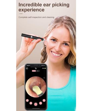 1080P Otoscope Camera Ear Wax Removal Tool Kit | Ear Cleaner with Light | 9 Ear Pick Attachments | Compatible with iPhone, iPad, Android - Buy Online on GoSupps.com
