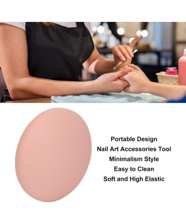 Portable Nail Arm Rest Cushion with PU Leather Lightweight Nail Art Accessory for Salons Home Use Trendy Design Easy to Clean - Buy Online on GoSupps.com