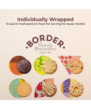 Border Biscuits Mini Pack | Individually Wrapped Delicious Crunch Cookies Assortment of Butterscotch Viennese Whirls Golden Oat Crumble Chocolate Biscuits - 48 Pack Luxury Gift Box by DIRECT MART - Buy Online on GoSupps.com