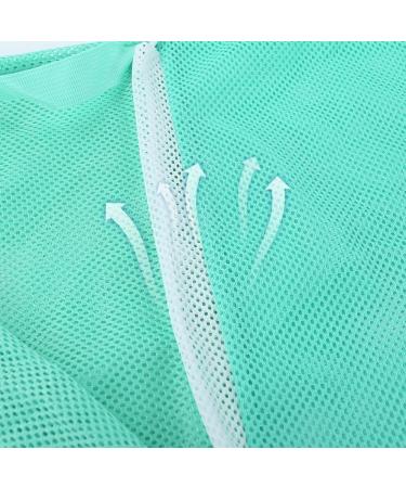 Buy Mioyoow Cat Bathing Bag - Breathable Adjustable Mesh Bag for Kittens | Perfect for Bathing Nail Cutting & Ear Cleaning | Green & White - Buy Online on GoSupps.com