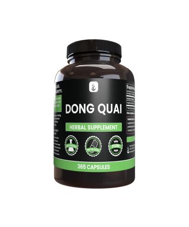 PURE ORIGINAL INGREDIENTS Dong Quai (365 Capsules) No Magnesium Or Rice Fillers Always Pure Lab Verified 365 Count (Pack of 1)
