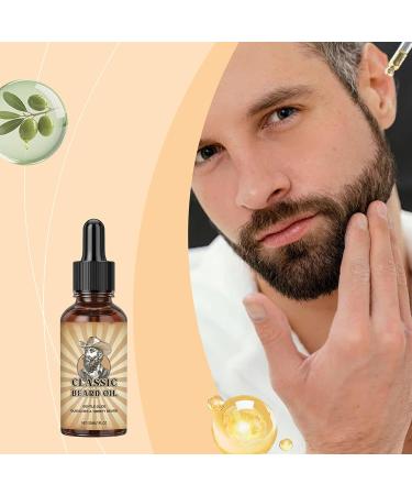 Beard Oil - 30ml Nourishing Fast-Absorbing Non-Sticky and Moisturizing Formula | Care and Styling Solution for a Smooth Beard For Dad Grandad Husband Beard Lovers Family Friends and Adults - Buy Online on GoSupps.com