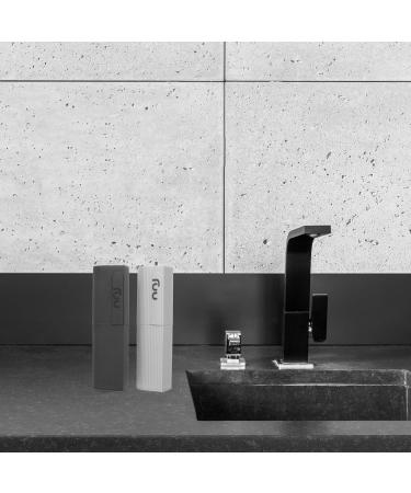 Minkissy Toothbrush Travel Case - 2-Pack Portable Organizer for Trips & Business Travel Gray/White 19.8x7cm - Ideal for Camping & Home Use - Buy Online on GoSupps.com