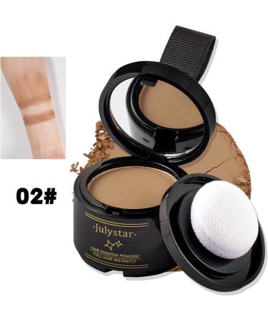 Women Hairline Powder 4g Quick Grey Hair Root Concealer Waterproof Hair Toppers Sweatproof Root Up Water & Sweat Resistant Hair Loss Concealer Easy To Use Easy To Apply for Women Multicolor 02# - Buy Online on GoSupps.com