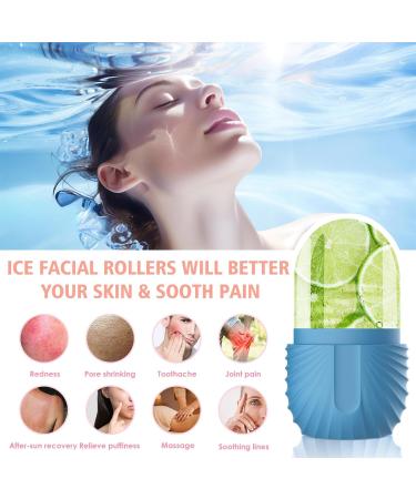 Episkey-Ice Face Roller | Tighten & Tone Skin Brighten Complexion - Best Ice Facial Mold (Lining Blue - Buy Online on GoSupps.com