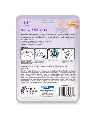 Epielle Lavender and Hemp Socks and Gloves Set | Moisturizing Cream with Relaxing Lotion | 12 Pack Gift for Women | Spa Relaxation Gift in Purple - Buy Online on GoSupps.com