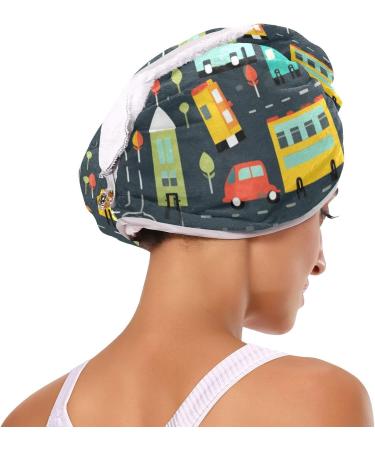 Super Absorbent Hair Towel 2 Pack - Quick Dry Hair Turbans for Women & Girls | Car Bus Truck Road Use - Buy Online on GoSupps.com
