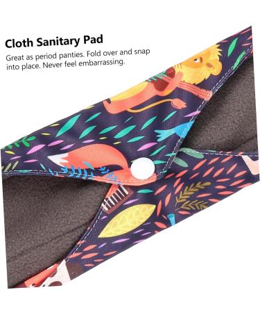 6pcs Reusable Bamboo Charcoal Panty Liners & Menstrual Pads - Washable Maternity Napkins for Girls - Buy Online on GoSupps.com