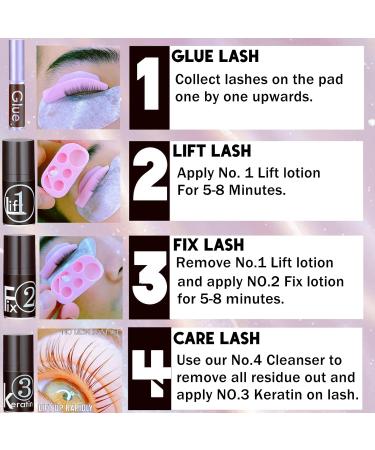 Lash Lift & Brow Lamination Kit - DIY Eyelash & Eyebrow Perming for Home/Salon Use | 15 Applications | Voluminous Lashes for 6 Weeks - Buy Online on GoSupps.com
