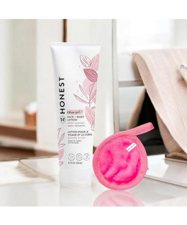 Buy The Honest Company Sweet Almond Lotion 8.5 Oz - Fast-Absorbing Body Lotion & Makeup Cleansing Cloth - Sensitive Skin Moisturizer Pack of 2 | International Shipping Available - Buy Online on GoSupps.com