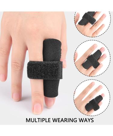 DAUZ Basketball Finger Sleeves - 10 Breathable Adjustable Finger Splints for Volleyball | International Shipping Available - Buy Online on GoSupps.com