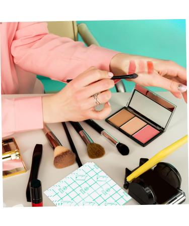 400 Pcs Clear Makeup Tape & Sheer Nail Polish Foundation Palette - Perfect for Eye Shadow & Creams | Versatile Makeup Hand Palette Stickers - Buy Online on GoSupps.com