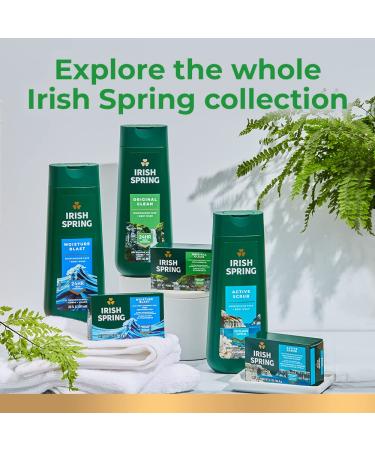 Irish Spring Men's Active Scrub Exfoliating Body Wash 20 Fl oz (Pack of 4) - Buy Online on GoSupps.com