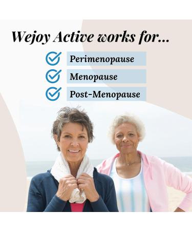 WEJOY Active: Lions Mane Menopause Supplement for Women - Supports Brain Fog, Joint Pain, Memory, Immunity & Clarity - Buy Online on GoSupps.com