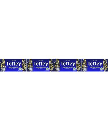 Tetley English Breakfast L' tui 50 g - Lot de 4 - Buy Online on GoSupps.com
