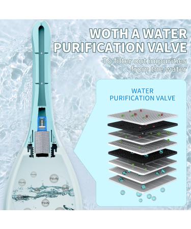 PropoDusche 245ml Portable Douche Enema Kit - Anti Back-Flow, 7-Hole Nozzle, Silicone Bulb for Men and Women - Blue 1 - Buy Online on GoSupps.com