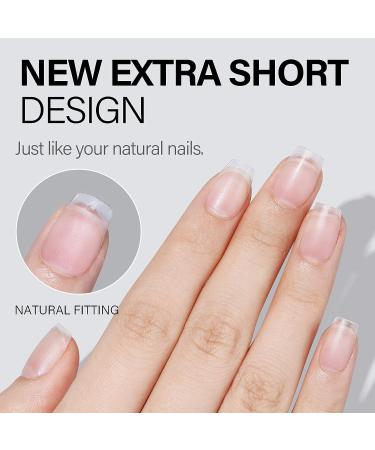 AILLSA Extra Short Coffin Nail Tips - 450PCS Matte Soft Gel Full Cover Nails - Pre-shaped Acrylic False Gelly Tips for DIY Press On Nails - 15 Sizes in Gift Box - Buy Online on GoSupps.com