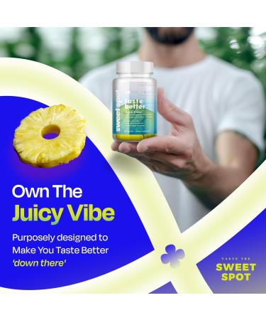 TASTE THE SWEET SPOT Probiotics for Women & Men 2-Pack with Pineapple pH Support 60 Capsules Each - Buy Online on GoSupps.com