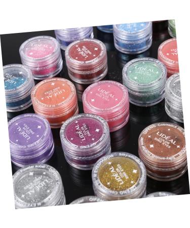 NOLITOY 30pc Party Dust Multi-colors Glitter Eye Cosmetic Pigments Makeup Loose Shimmer Eyeshadow Shadow - Buy Online on GoSupps.com