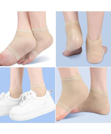 Moisturizing Heel Socks for Dry Cracked Feet Gel Heel Repair Socks for Cracked Heels Moisturizing Spa Socks to Repair Dry Cracked Heels - Buy Online on GoSupps.com