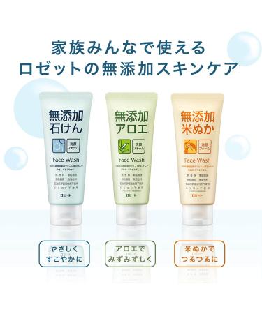 ROSETTE | Facial Washing Foam | Additive Free Soap 140g (japan import) - Buy Online on GoSupps.com