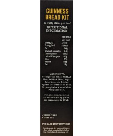 Guinness Irish Bread Kit - Craft Authentic Flavour at Home 360g - Buy Online on GoSupps.com