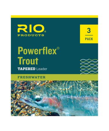 Rio: Powerflex Trout Leaders, 3 Pk, 7.5ft 4X