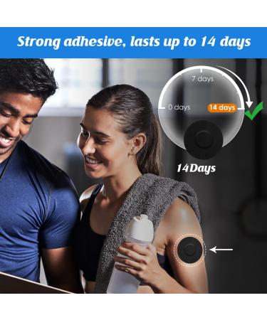 40 Waterproof & Breathable Freestyle Libre 3 Plasters - Skin-Friendly for Swimming & Bathing - Black by Youshares Schwarz - Buy Online on GoSupps.com