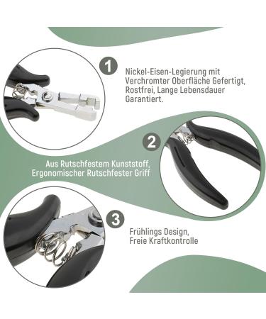 Magidal Hair Extension Pliers | Professional Bonding Tool for Microring & Tape Extensions | Durable & Easy to Use - Buy Online on GoSupps.com