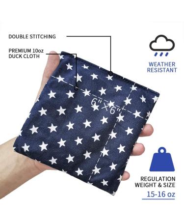Nattork Premium Classic Cornhole Set - Bean Bag Toss Game with 8 Bags & Carrying Case - American Flag Design - Buy Online on GoSupps.com