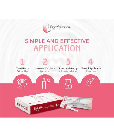 Hydro Nature Long-Lasting Vaginal Moisturizer with Hyaluronic Acid - 6 Disposable Applicators (3.5g each) | International Shipping Available - Buy Online on GoSupps.com