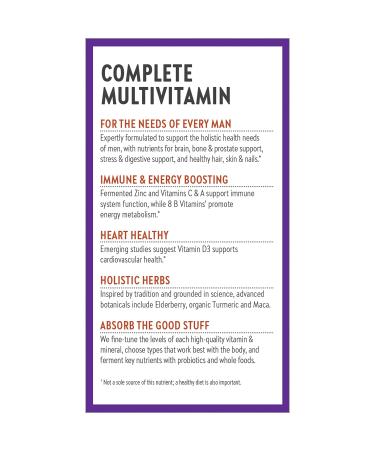New Chapter Men's Multivitamin + Immune Energy & Stress Support - 24 ct - Buy Online on GoSupps.com