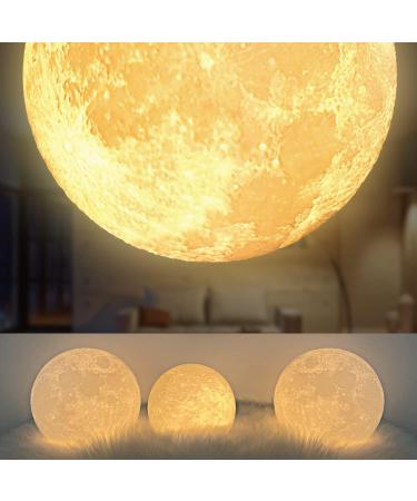 Balkwan 3D Moon Lamp - Dimmable USB Touch Lamp for Kids & Lovers | Ideal Birthday & Bedroom Romantic Gift (4.7 inch) - Buy Online on GoSupps.com