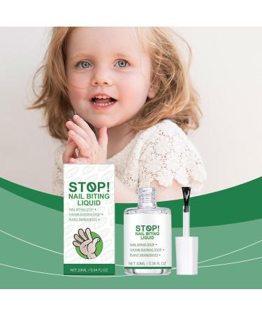Stop nail biting nail biting prevention for children and adults stop biting nails for children and adults anti nail polish for children fingernail prevention - Buy Online on GoSupps.com